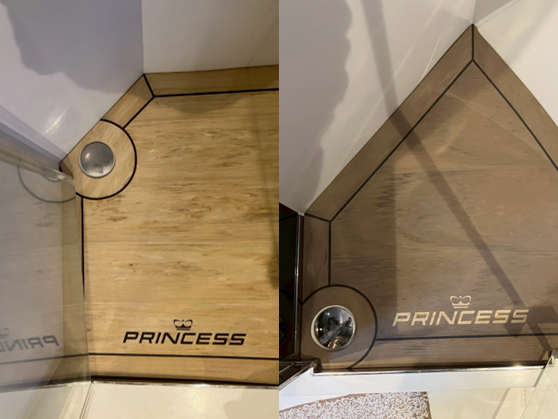 プリンセスF43にフレキシチーク施工のご紹介